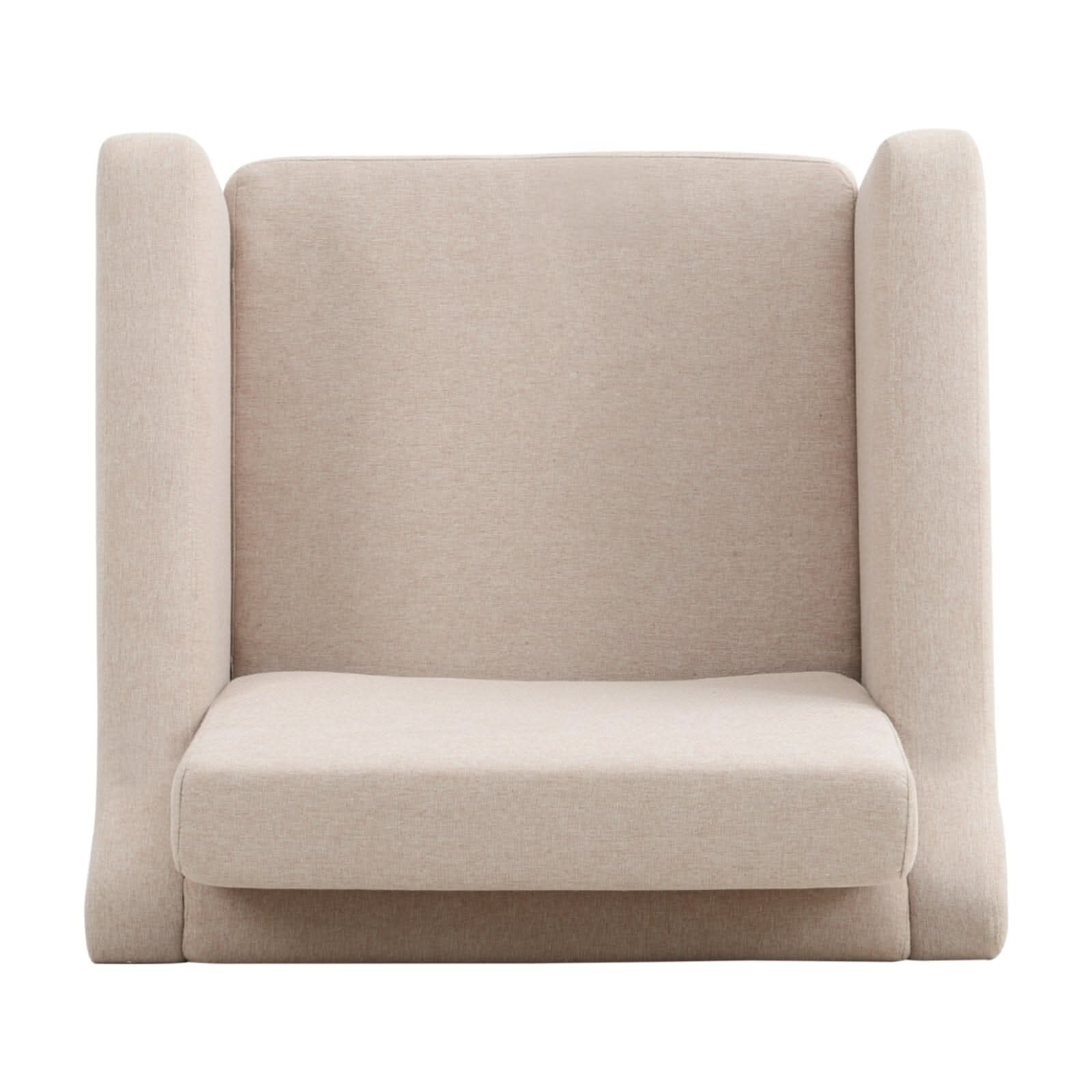 Linen Upholstered Padded Armchair for Home and Office