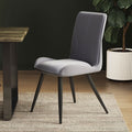 Modern Set of 2 Velvet Upholstered Dining Chairs