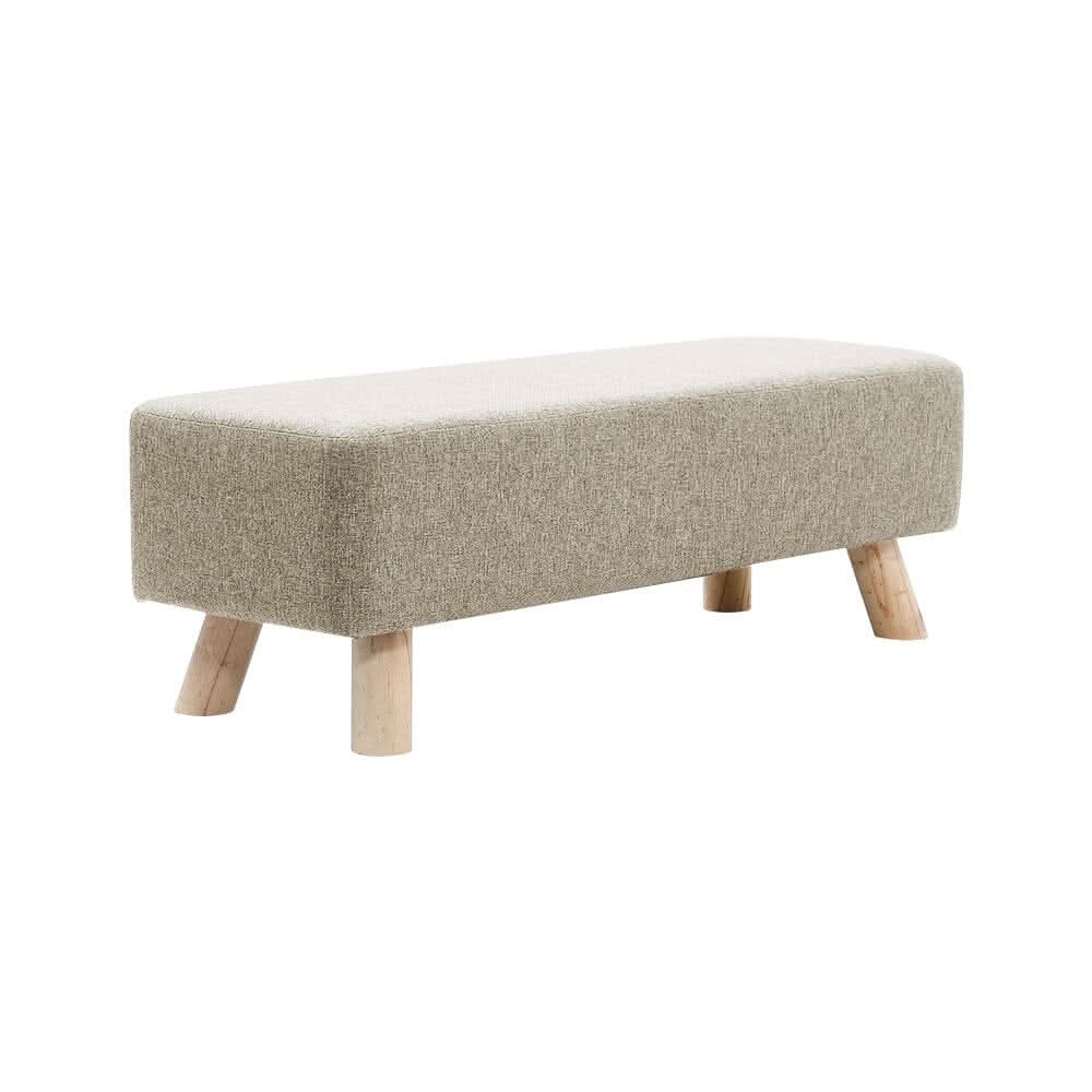 Large Rectangular Entryway Bench Linen Fabric Collection