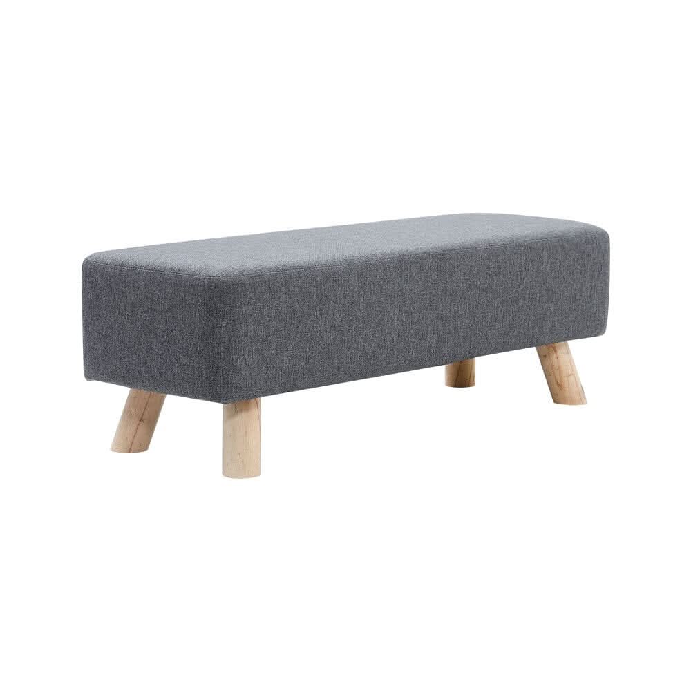 Large Rectangular Entryway Bench Linen Fabric Collection