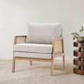 Scandi-Boho Rattan & Wood Accent Chair Collection – Multi-Colour Options