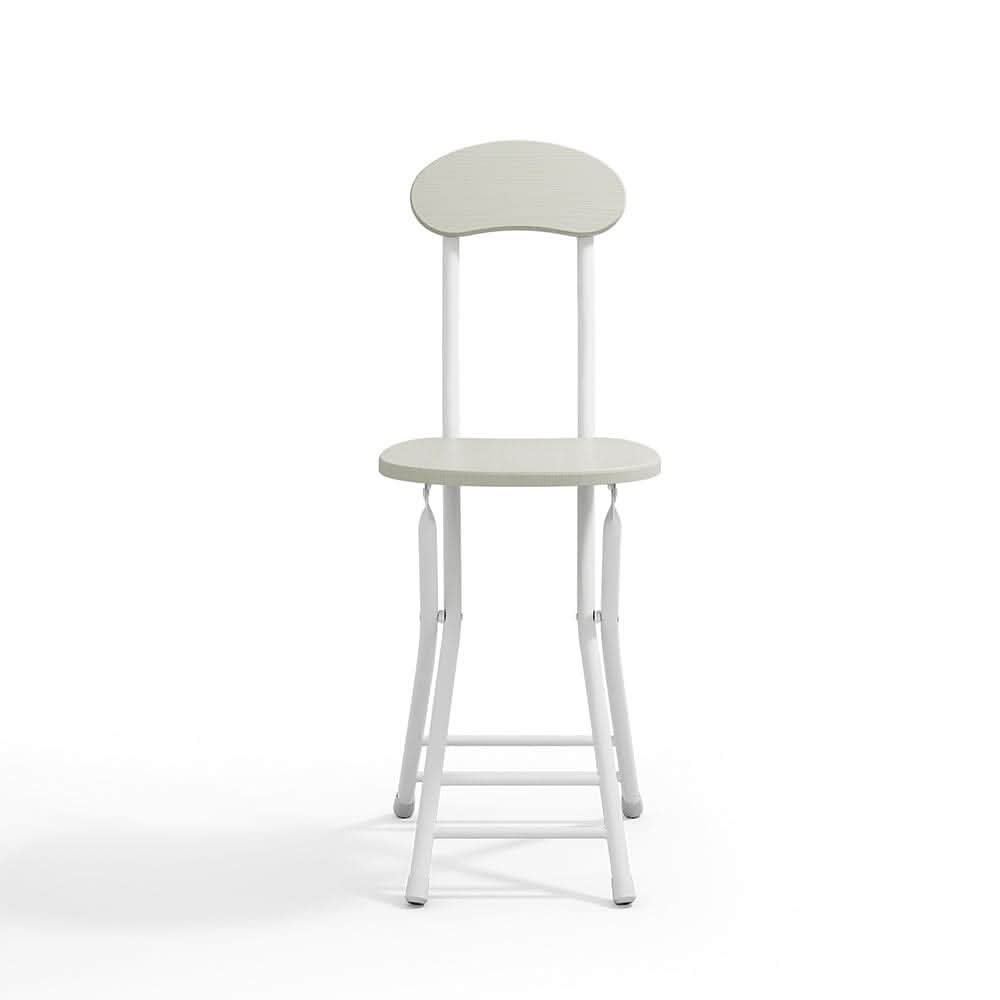 Compact Folding Dining Chair Minimalist Metal Frame