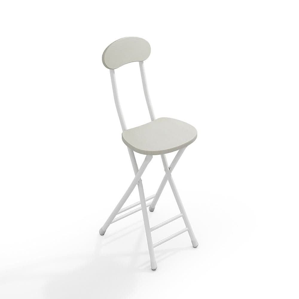 Compact Folding Dining Chair Minimalist Metal Frame
