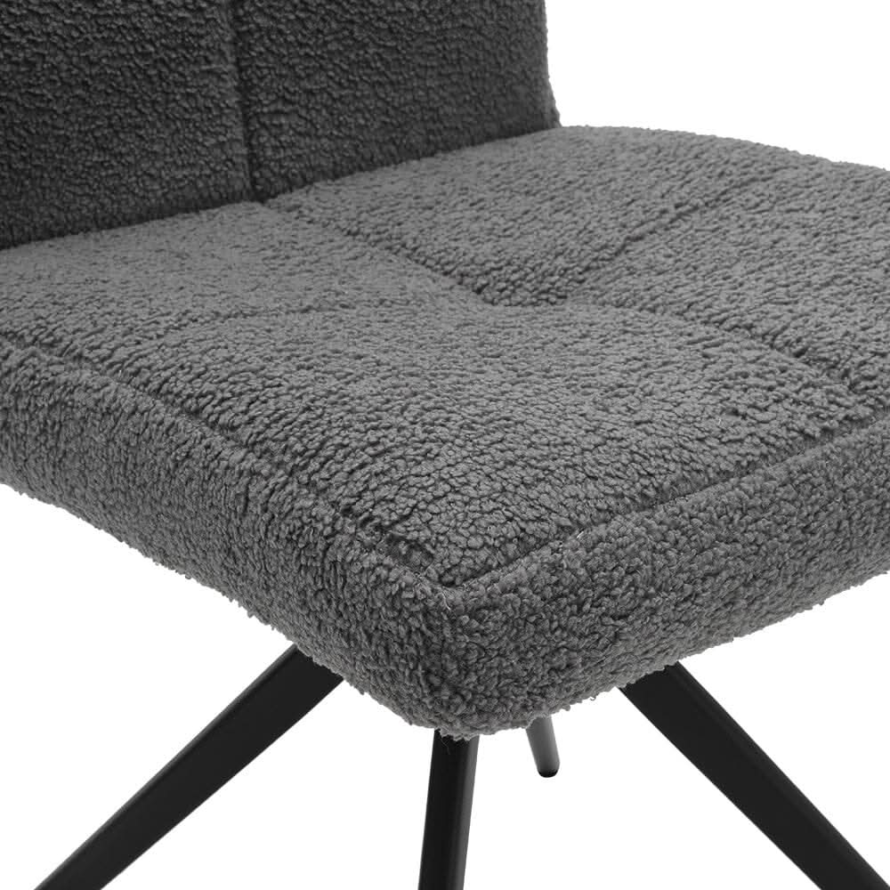 2Pcs Plush Breakfast Bar Stools
