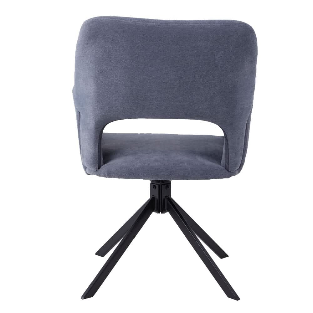 Modern Swivel Accent Chair Collection – Grey Teddy Fleece