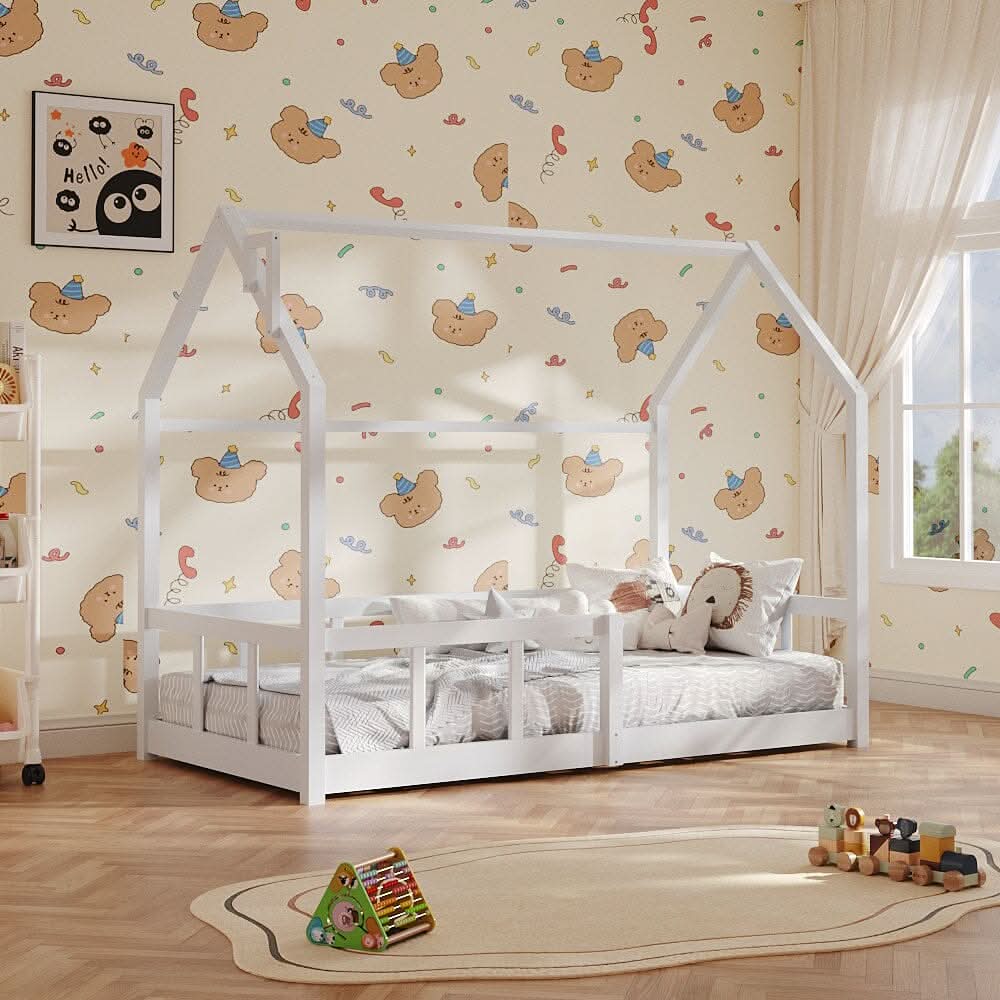 Wooden House Bed Frame