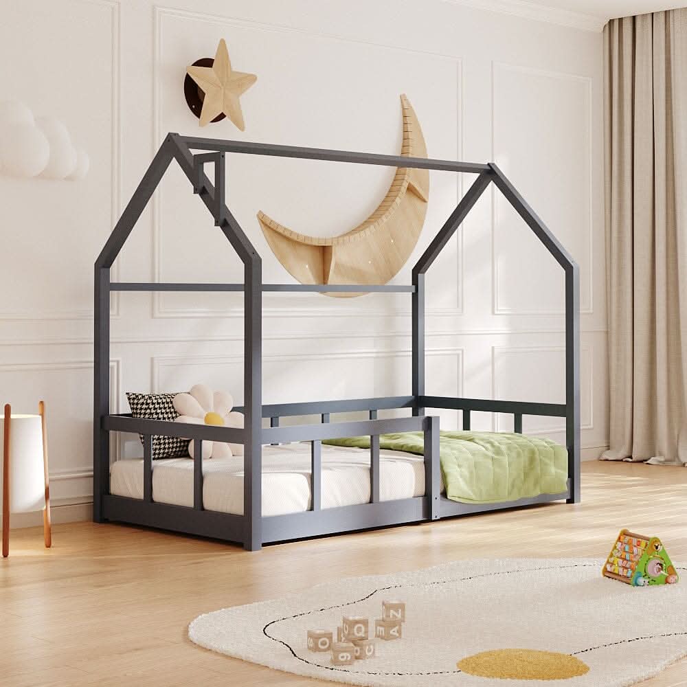 Wooden House Bed Frame