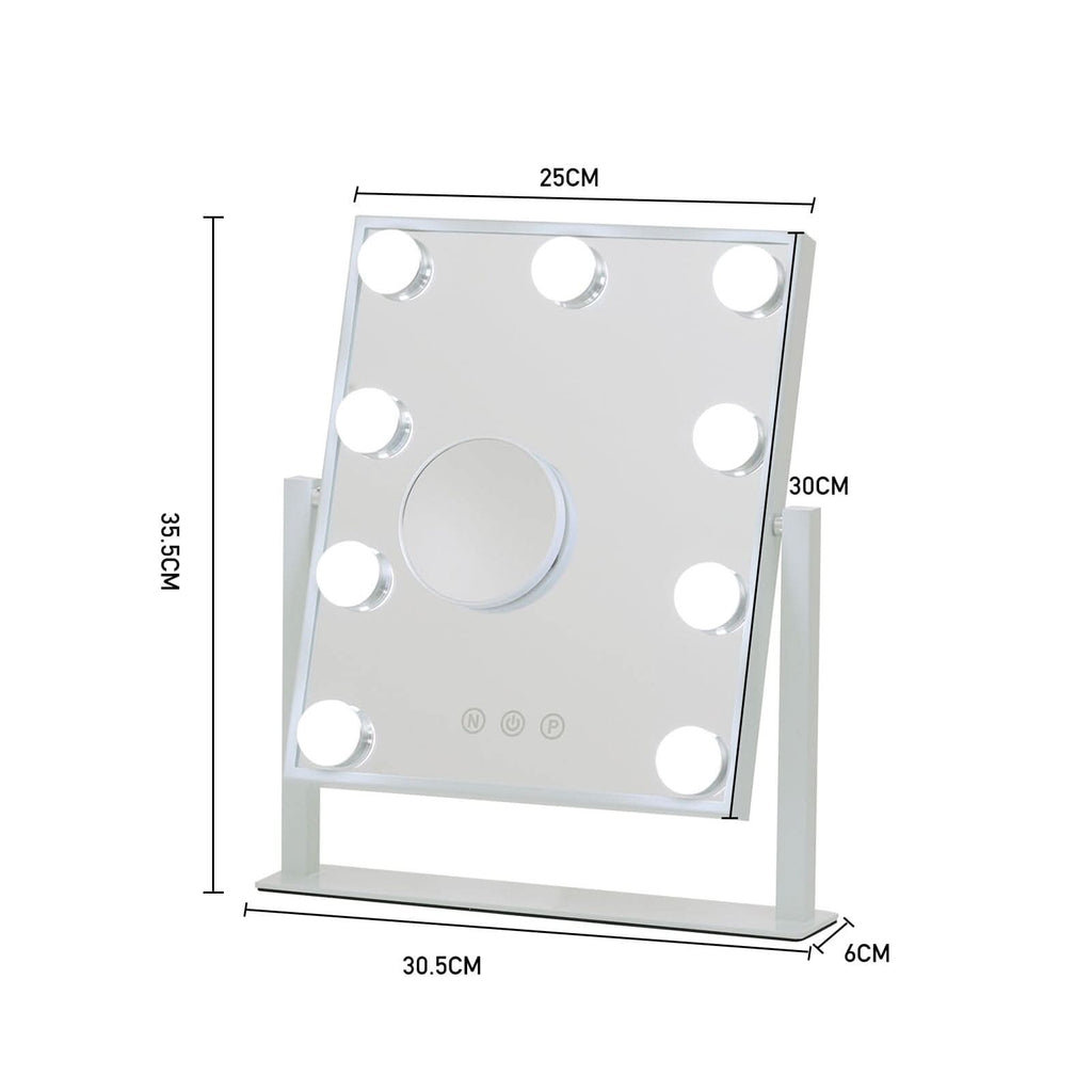 Adjustable LED Hollywood Vanity Mirror Touch Screen Control