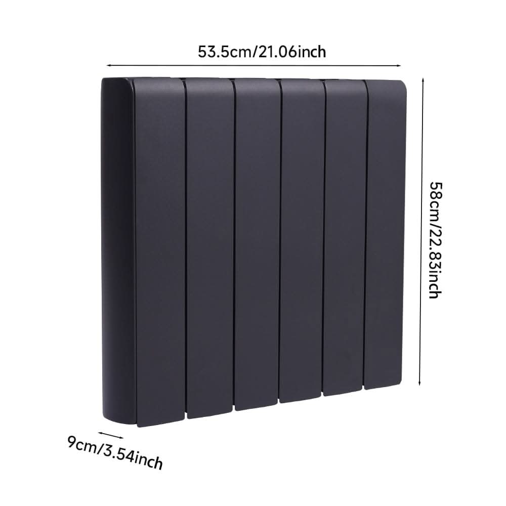 Ceramic Electric Radiator with Wi‑Fi & LCD Touch – White or Matte Black (700 W/1000 W/1500 W/2000 W)