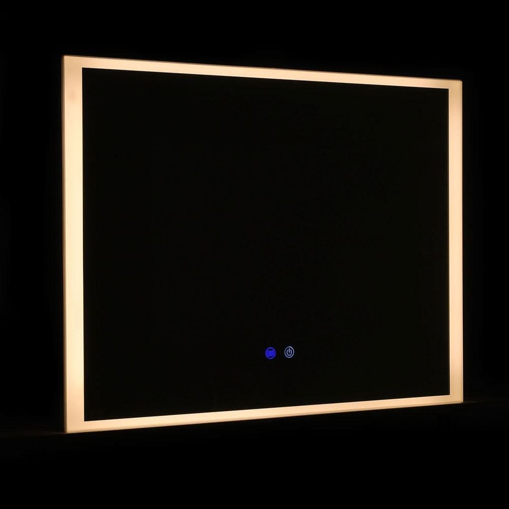 Frameless Anti-Fog Dimmable LED Wall Mirror