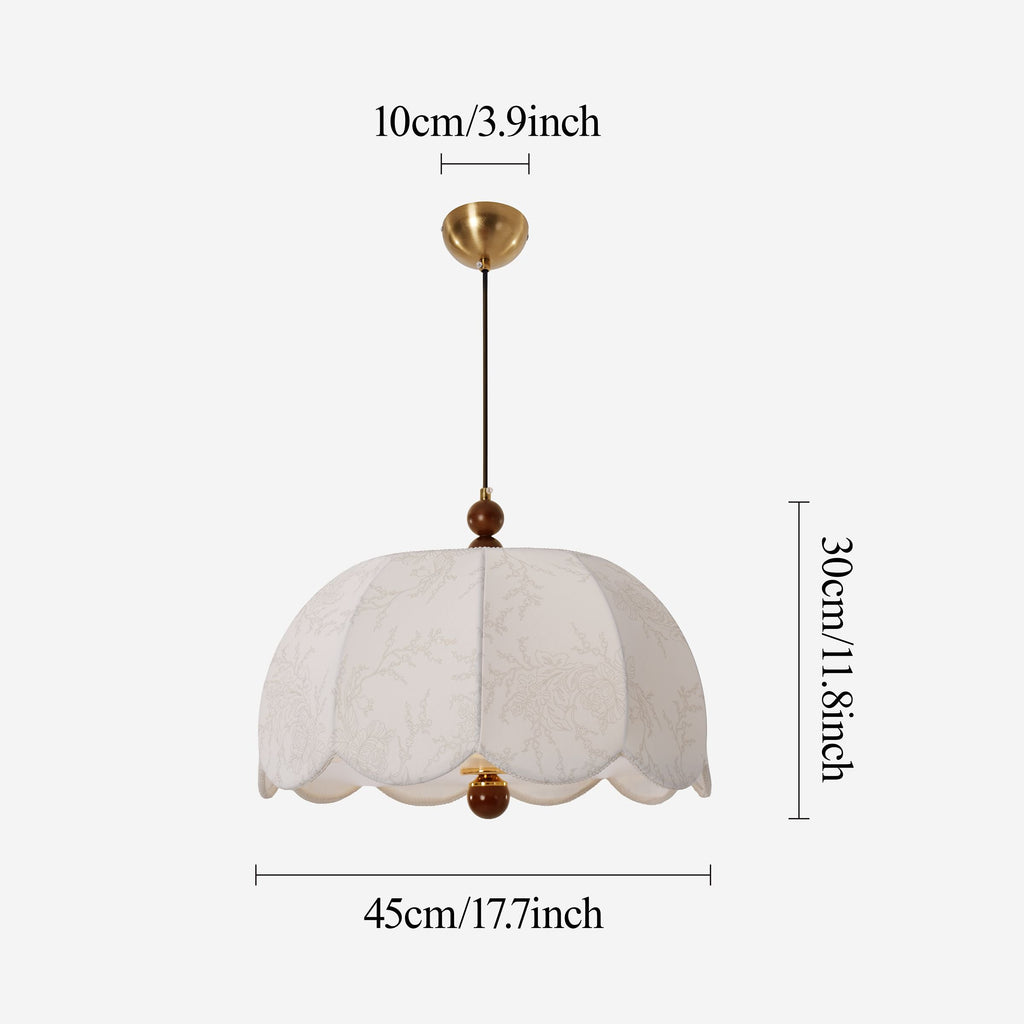 Yellow Fabric Pendant Light | Soft Shade E27 Ceiling Lamp
