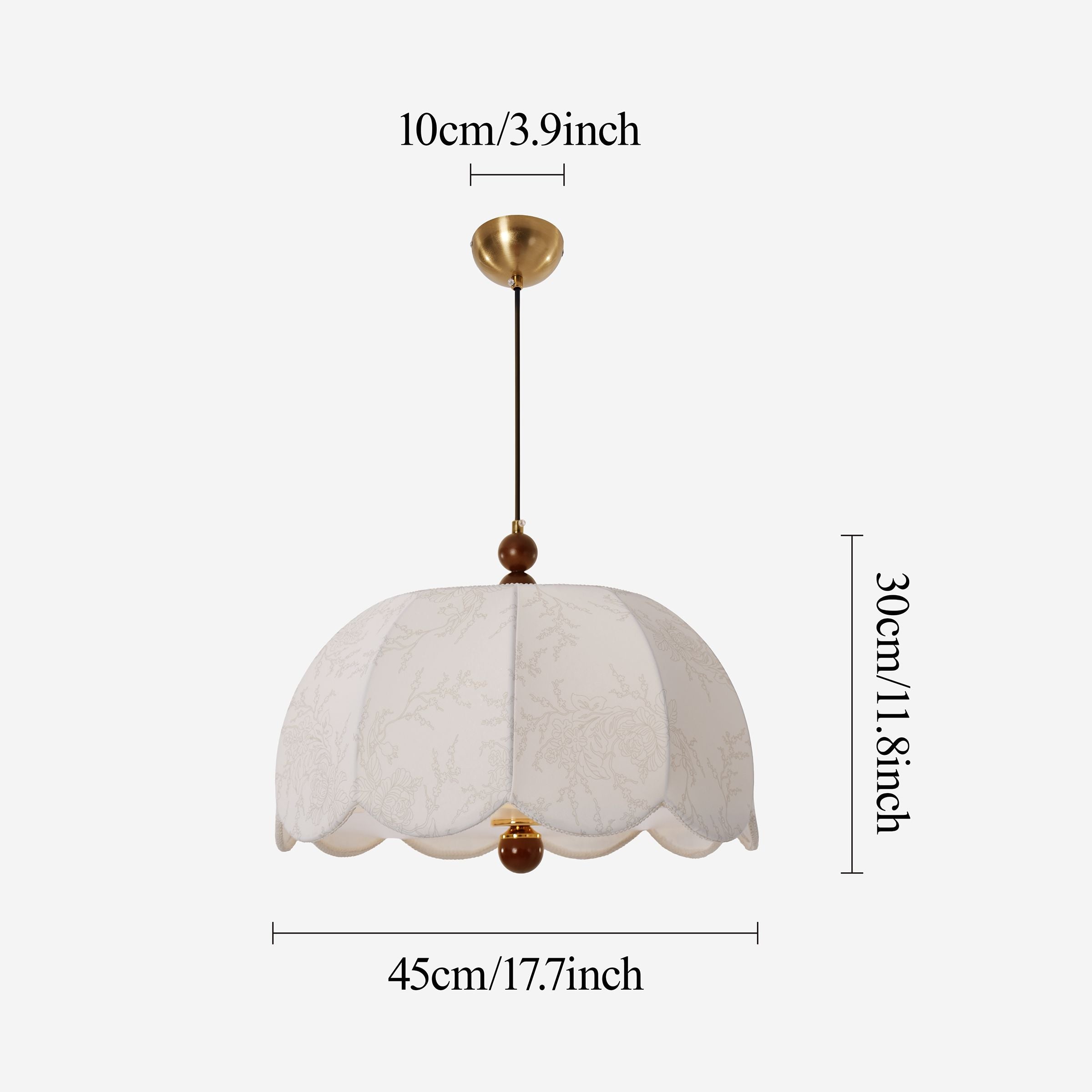 Yellow Fabric Pendant Light | Soft Shade E27 Ceiling Lamp