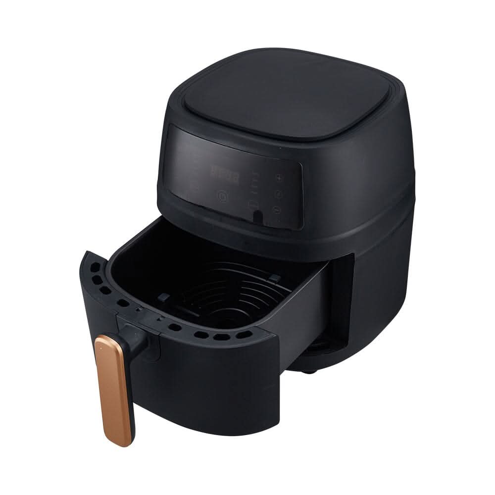 Large 5L Black Touchscreen Air Fryer kitchen