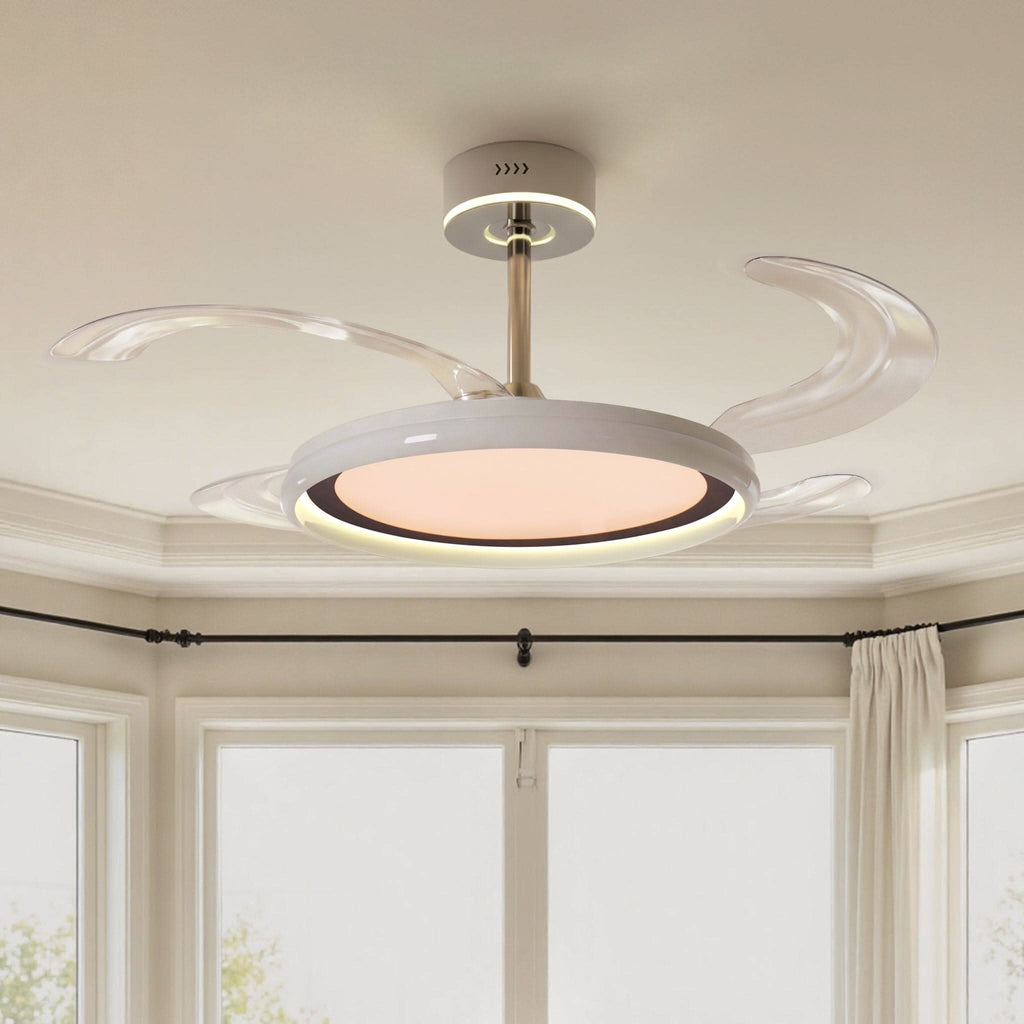 Lightsin 48 Inch Ceiling Fan with Reversible Airflow and Timer