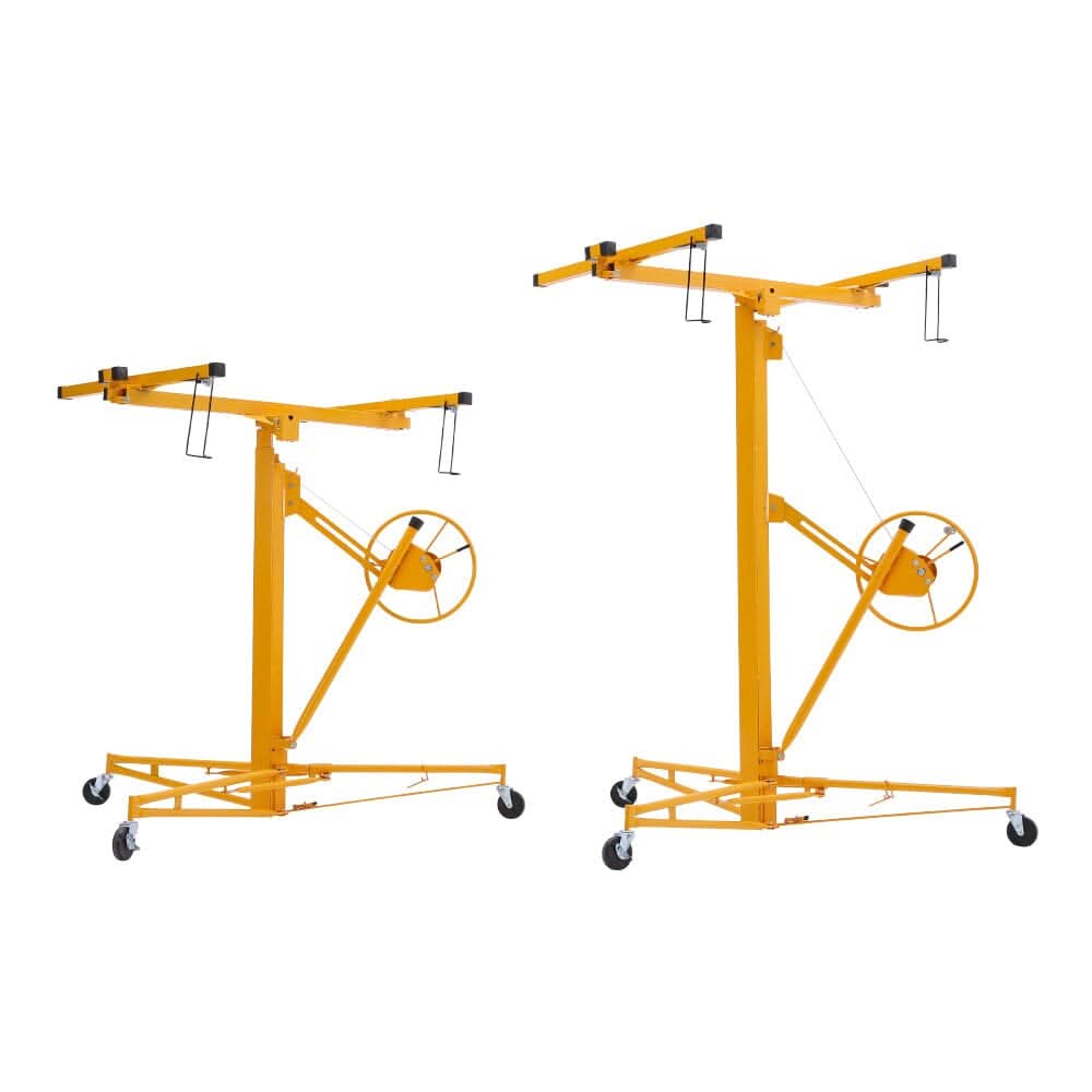 11/16ft Yellow/Red/Black/Blue Drywall Lifter with Rolling Casters Panel Hoist