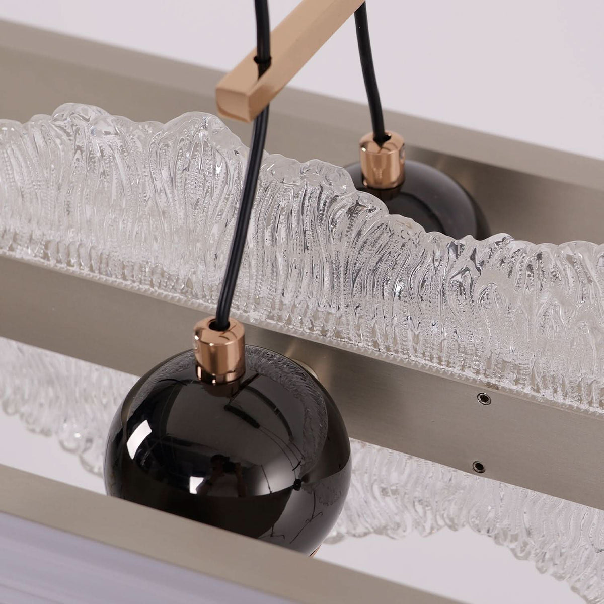 Lightsin Modern Aluminum and Acrylic Pendant Light for Dining Room Ceiling