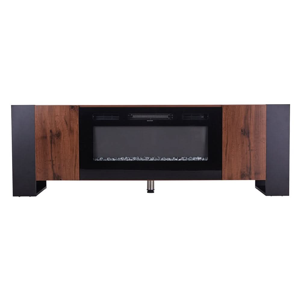 70inch W Modern LED TV Stand with 12 Colour Electric Fireplace