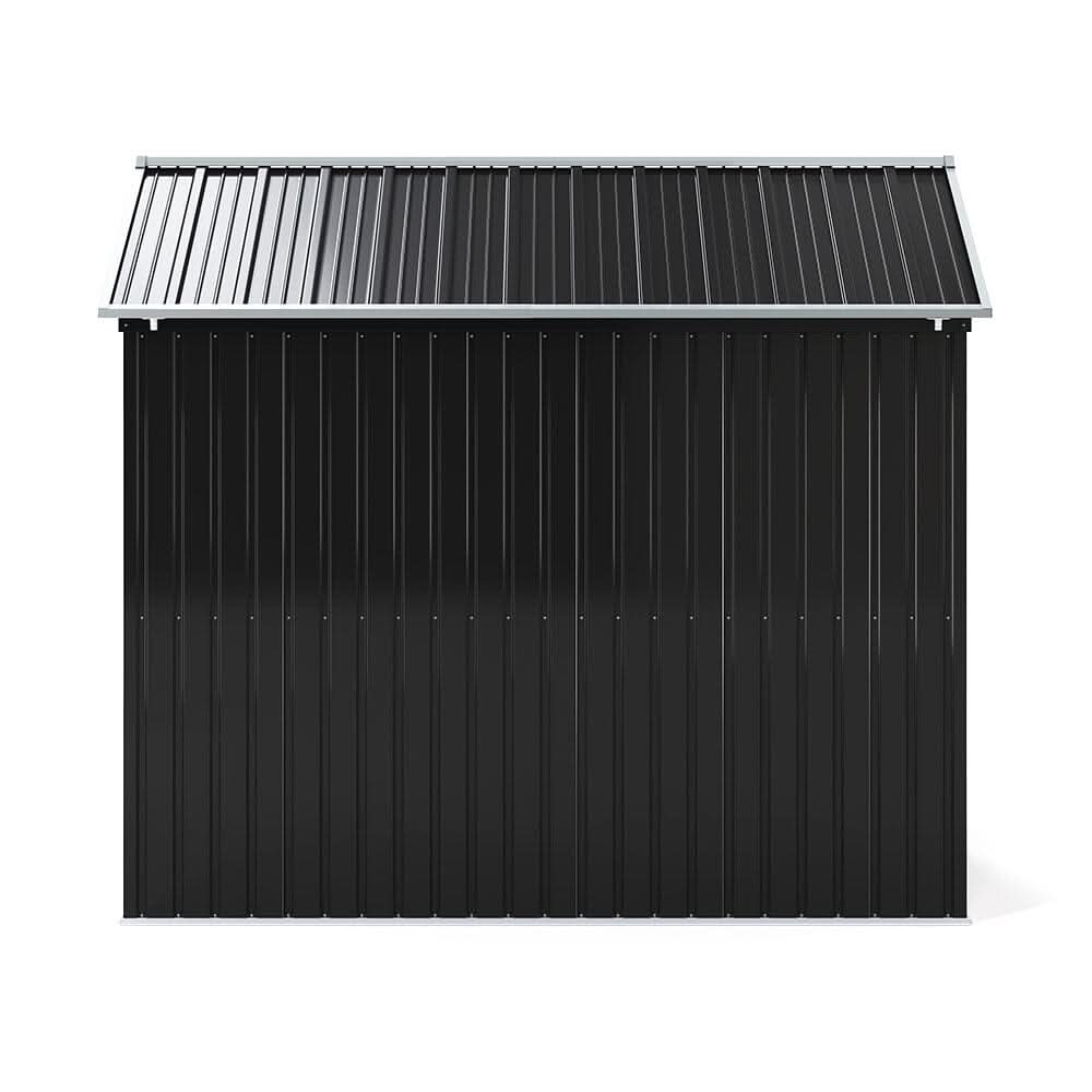 8.3 x 5.4ft Metal Apex Roof Garden Shed Outdoor Storage House