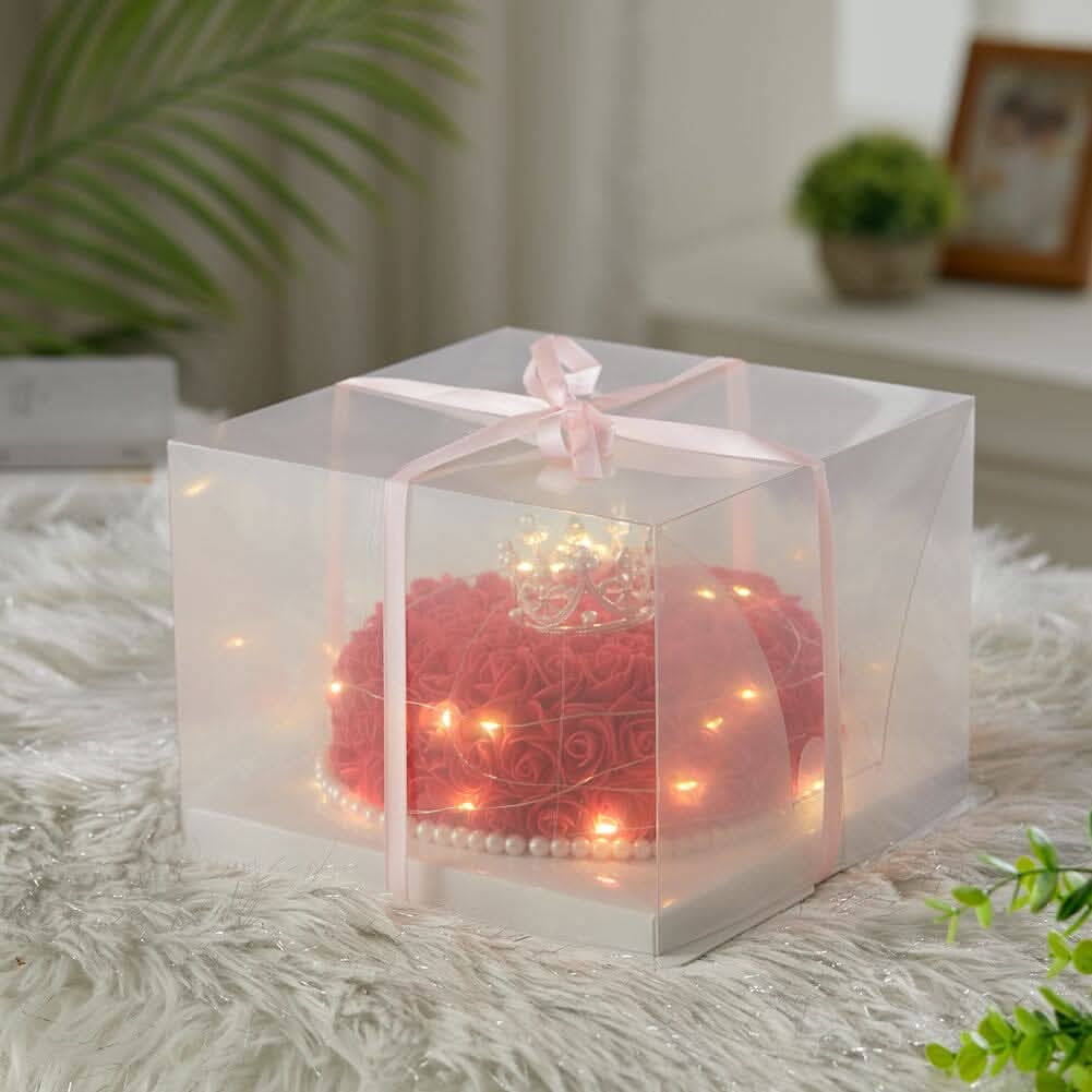 Eternal Rose Cake Replica Gift Set - Red