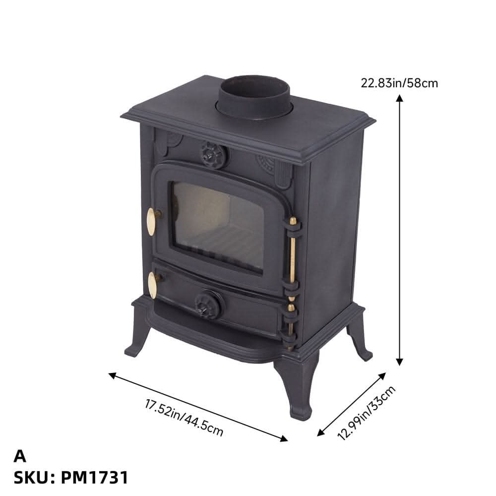 Cast Iron Fireplace | DEFRA Approved Wood Burner | UKCA Certified