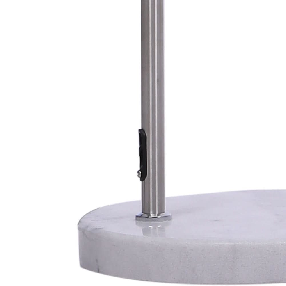 4ft-5ft Adjustable Arch LED Floor Lamp with Marble Base