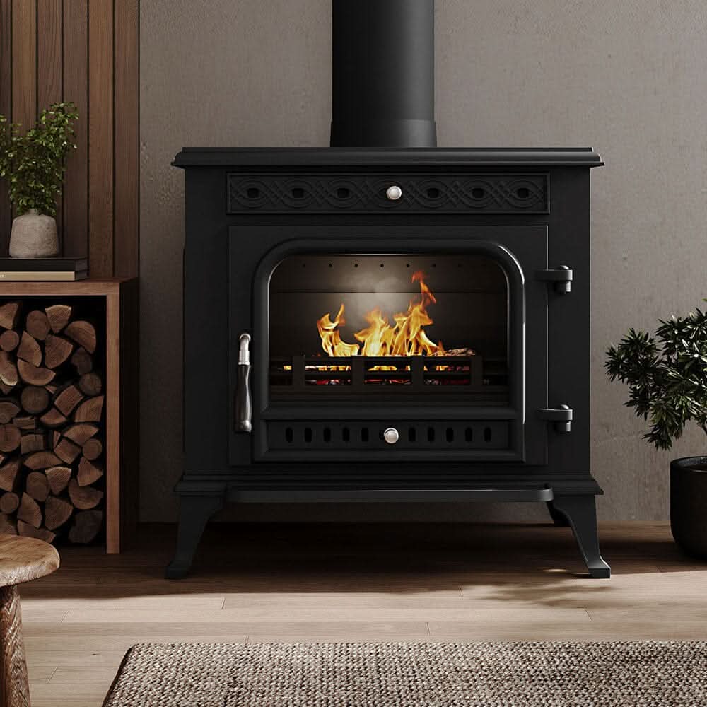 Victorian Cast Iron Fireplace Insert | DEFRA Approved for UK Smoke Control Areas