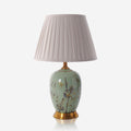 Lightsin Green Bamboo & Bird Ceramic Table Lamp with Seamless Dimming