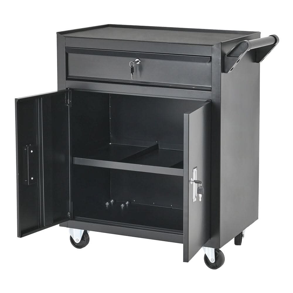 Lockable Rolling Tool Storage Cabinet