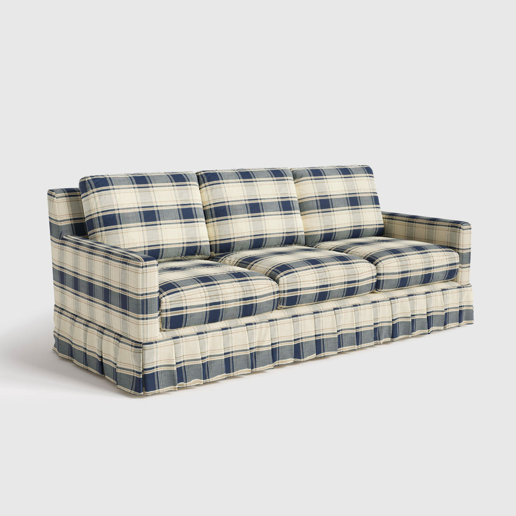 Cottonfy Minimalist Stylish Detachable Striped and Checkered Pattern Sofa