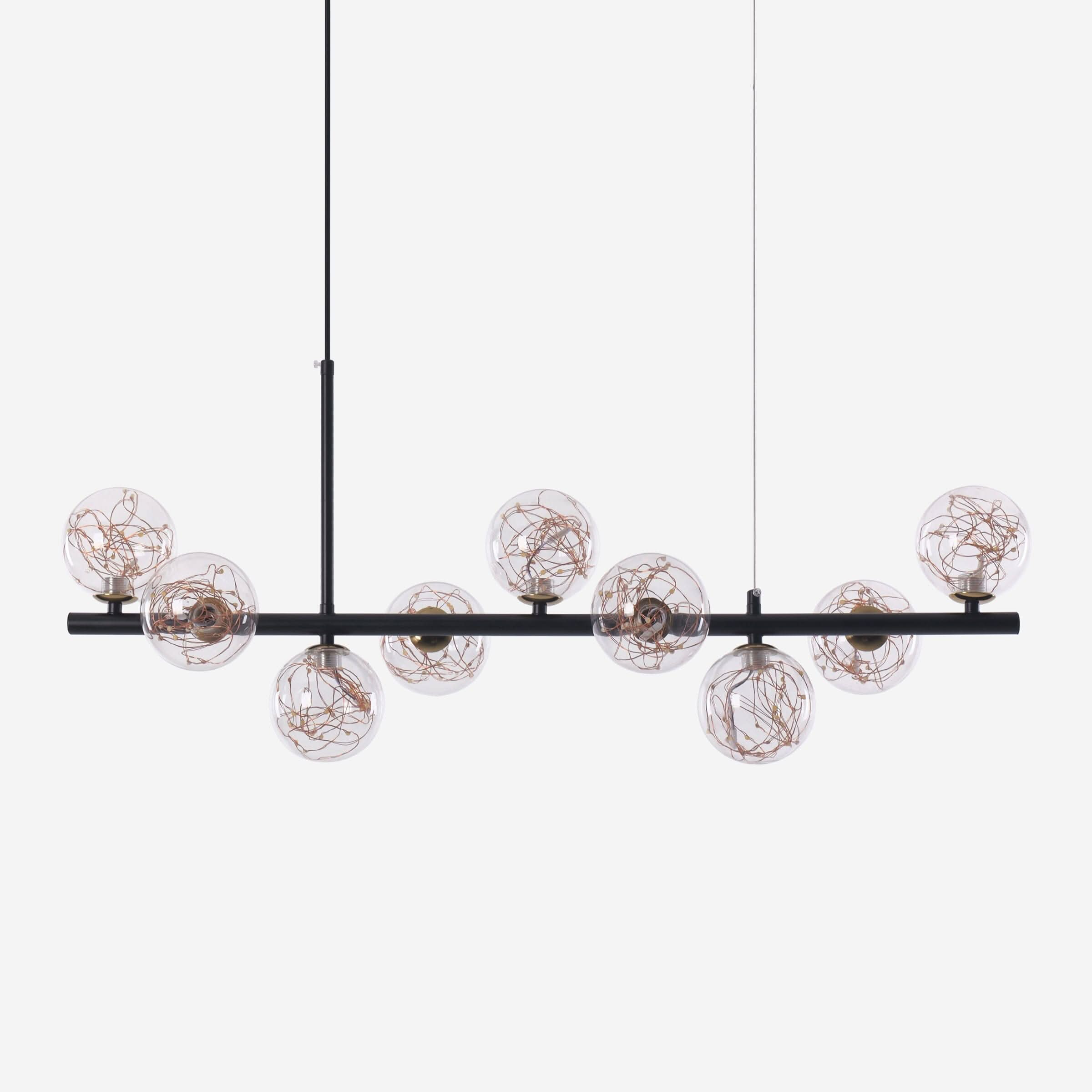 Lightsin Cumulus - Modern Metal Chandelier with LED Starry Sky Effect