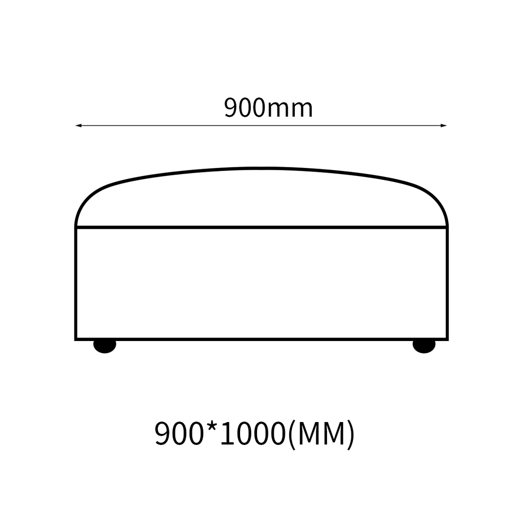 Cottonfy Elegant Linen Tofu Block Fabric Down Sofa